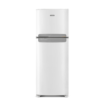 Foto-frontal-da-geladeira-Continental-frost-free-duplex-branca-modelo-TC56-com-puxador-na-cor-prata-horizontal-embutido-entre-as-portas-da-geladeira-e-do-freezer.