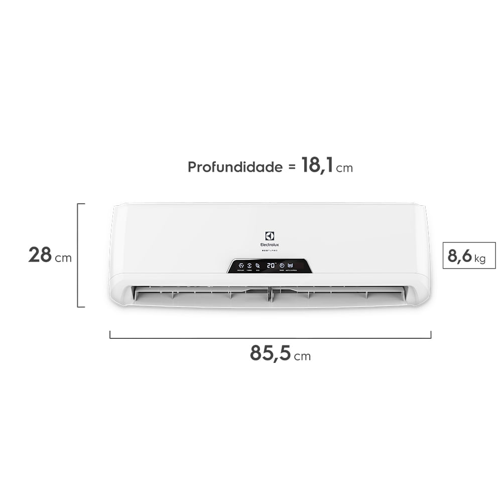 Ar-Condicionado Electrolux Split 9.000 Btus Frio Linha Ecoturbo  (VI09F/VE09F)