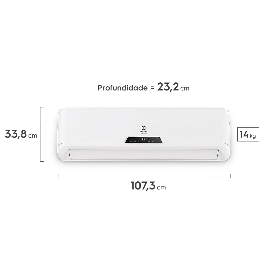 Ar-Condicionado Electrolux Split 22.000 Btus Frio Linha Ecoturbo  (VI22F/VE22F)