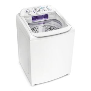 Máquina de Lavar Electrolux 17Kg Branca Premium Care com Cesto Inox e Sem Agitador (LPR17)