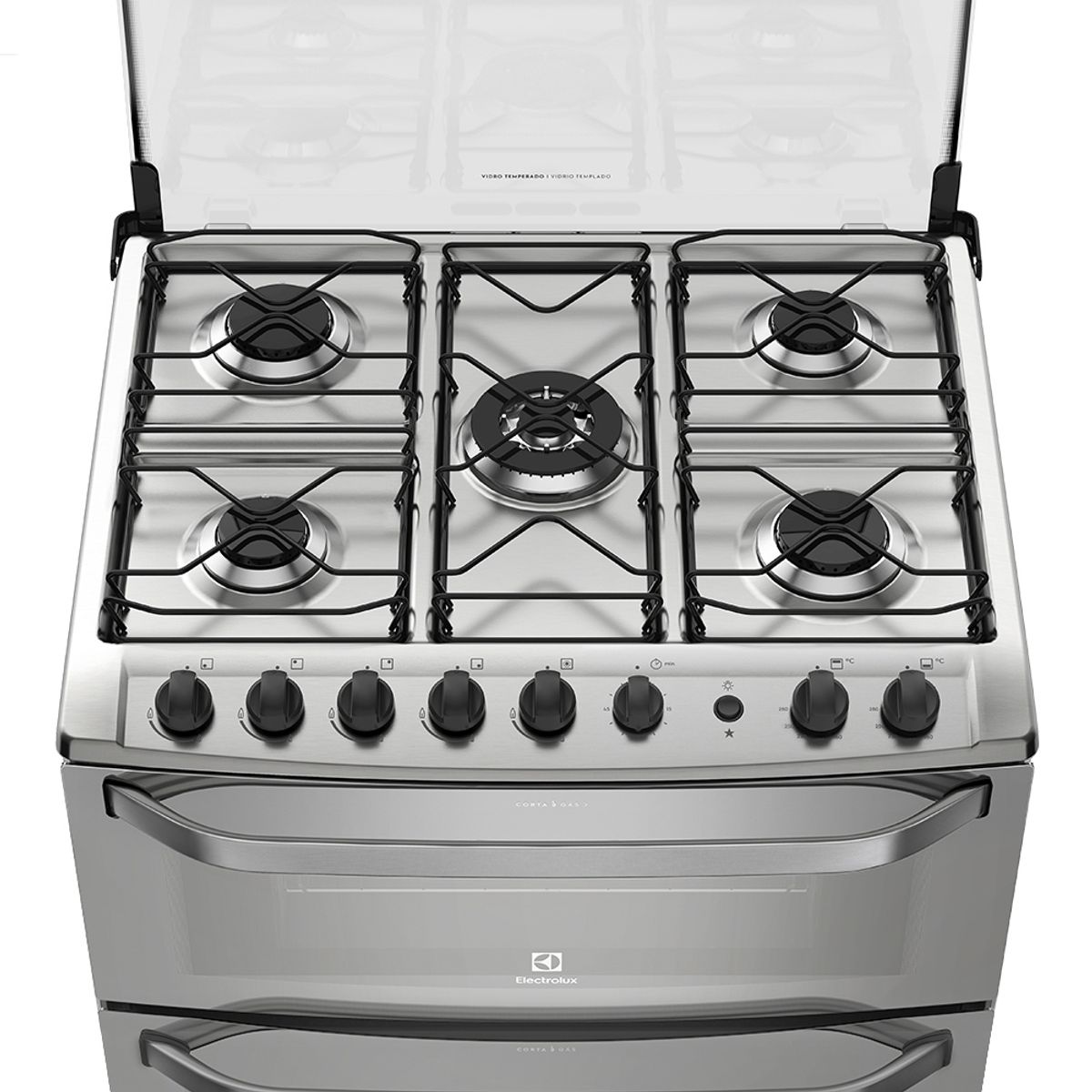 fogao-de-piso-5-bocas-duplo-forno-e-porta-full-glass-electrolux--76dxa--Detalhe2