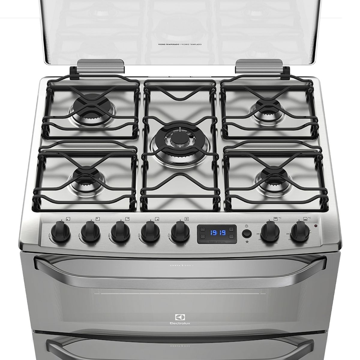 fogao-de-piso-5-bocas-duplo-forno-e-timer-digital-electrolux--76dxr--Detalhe2