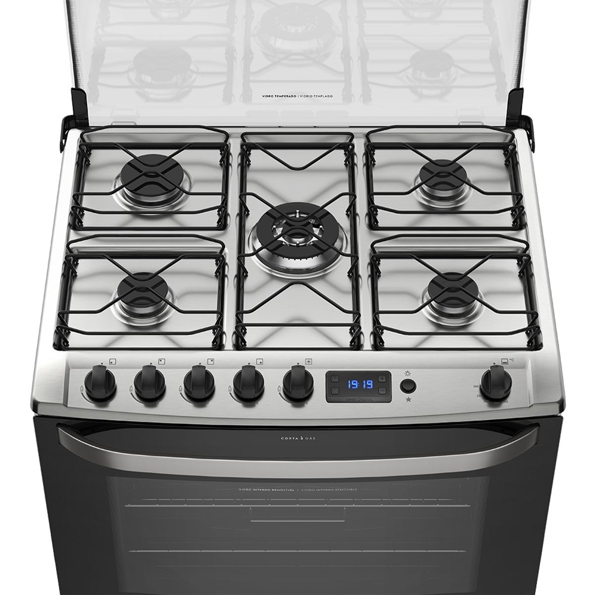 fogao-de-piso-com-queimador-tripla-chama-e-timer-electrolux--76ubr--Detalhe2