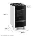 Foto-do-fogao-4-bocas-Continental-automatico-branco-com-mesa-de-vidro-modelo-FC4VB-–-bivolt-levemente-em-diagonal.-Ele-tem-as-laterais-brancas-pes-brancos-e-altos-e-a-parte-da-frente-preta-mesa-de-vidro-preta-com-os-botoes-em-cima-grades-individuais-para-cada-boca-e-forno-com-frente-de-vidro-e-puxador-na-cor-preta.-Ha-as-informacoes-de-medida--951-centimetros-de-altura-506-centimetros-de-largura-588-centimetros-de-profundidade-contando-com-o-puxador-do-forno-e-peso-de-245-quilos