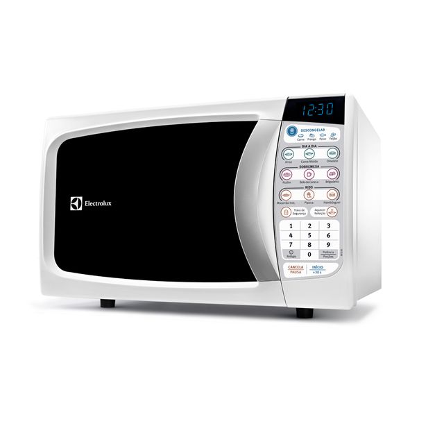 Micro-ondas Electrolux 20L Branco Painel Seguro e Display Digital