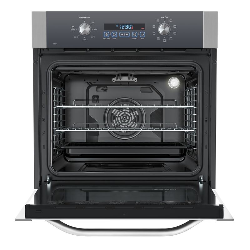 Forno De Embutir Electrolux Elétrico 80L Com Grill E Convecção Inox (OE8DX)