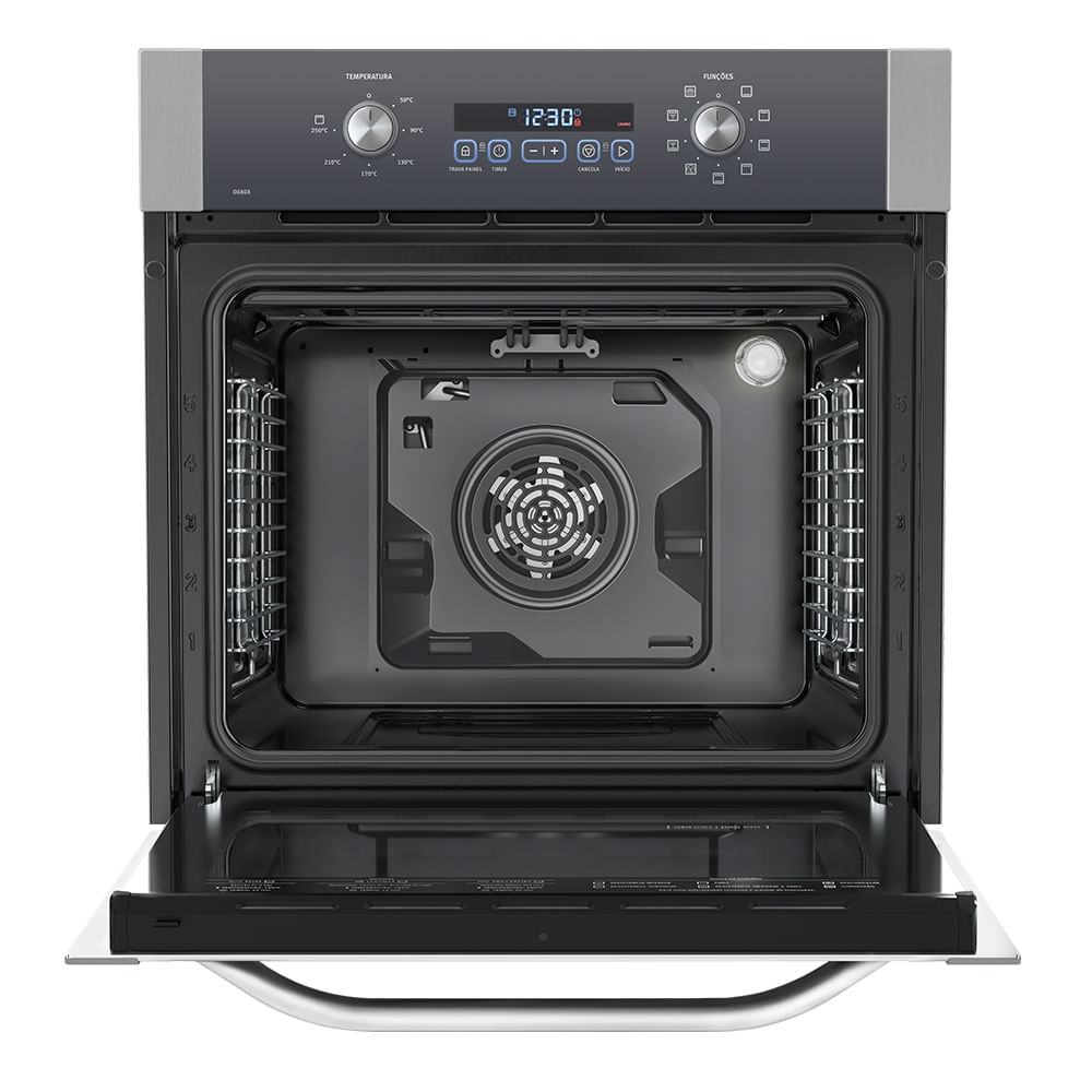 Forno de Embutir Electrolux Elétrico 80L com Grill Inox (OE8MX)