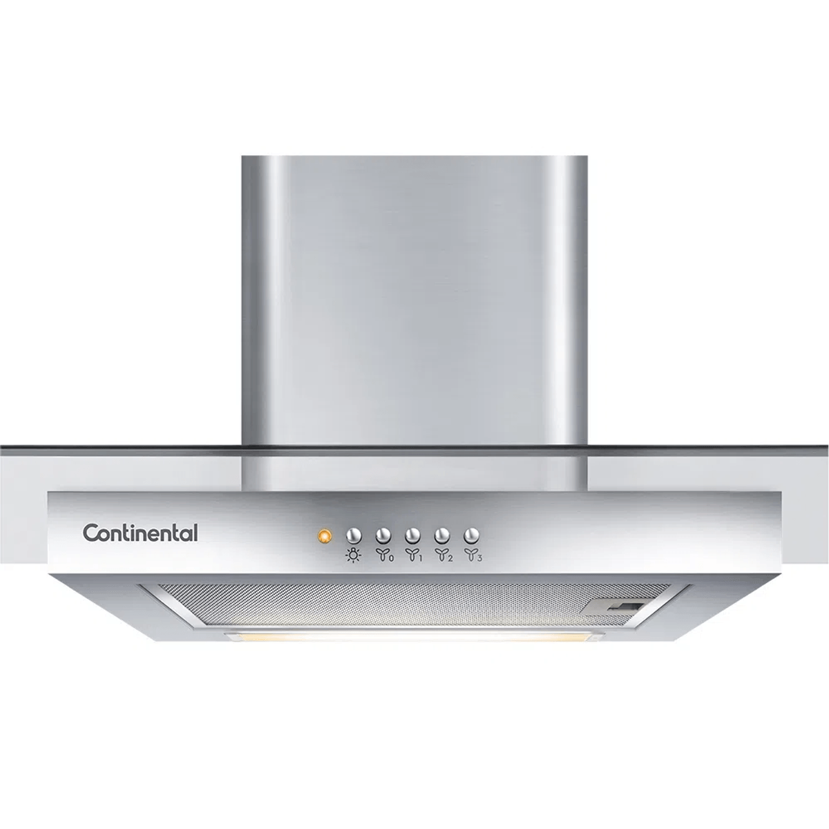 Foto-em-close-do-painel-de-controle-cuja-descricao-detalhada-esta-na-area-de-resumo-do-produto-da-coifa-de-parede-Continental-com-acabamento-em-inox-e-vidro-e-luzes-embutidas-modelo-CC9VX.