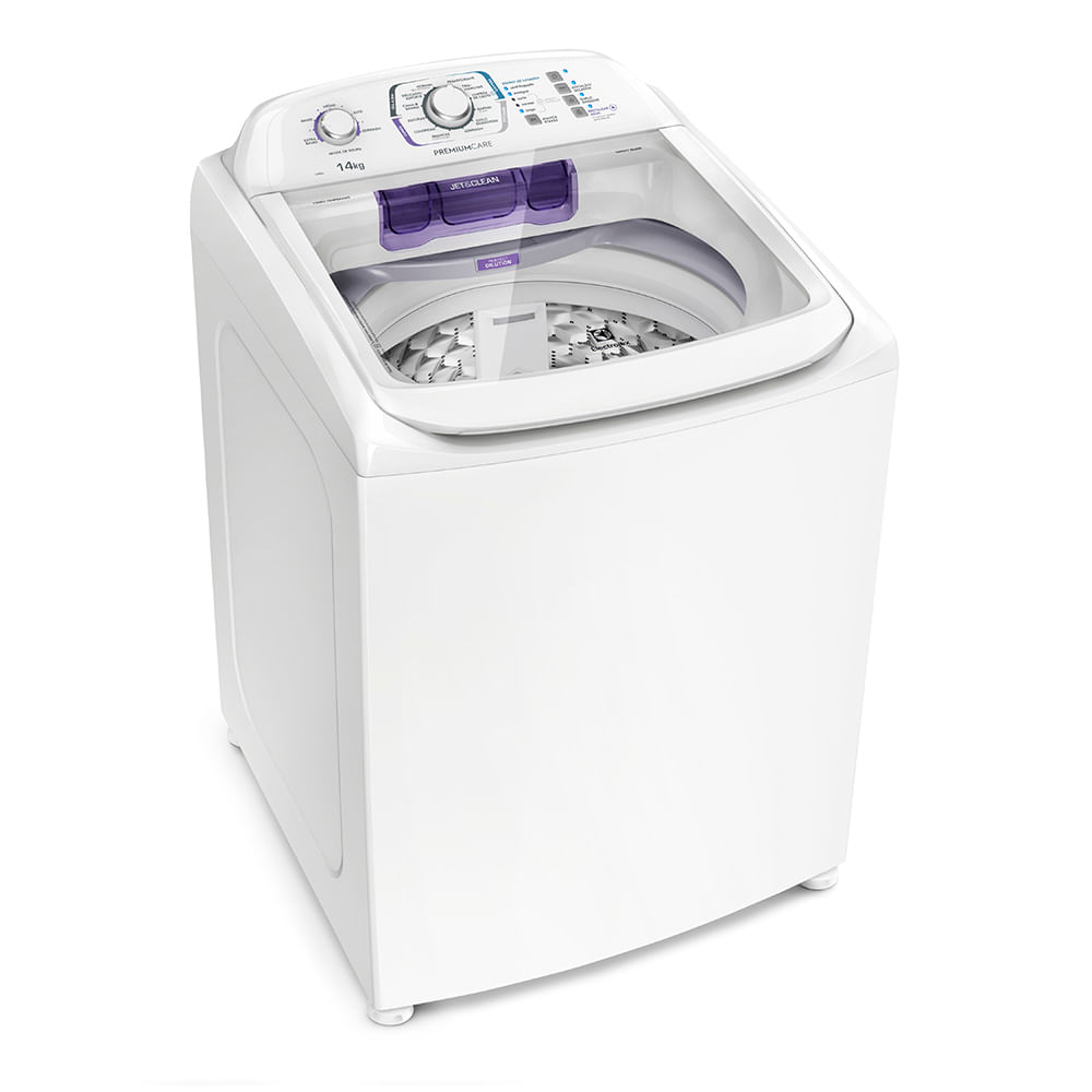 Menor preço em Máquina de Lavar Electrolux 14Kg Branca Premium Care com Cesto Inox e Sem Agitador (LPR14)