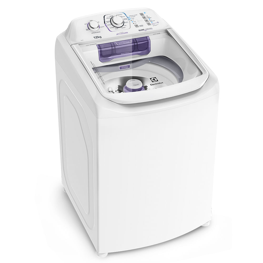 Máquina de Lavar 12kg Electrolux Turbo Economia, Silenciosa com Cesto Inox e Jet&amp;Clean (LAC12)
