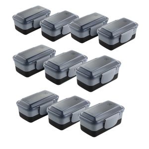 Kit de Marmiteiras Lunch Box Electrolux Preta 10 unidades