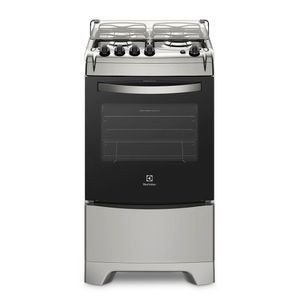 Fogão 4 Bocas Electrolux Prata com Vidro Interno Removível (52LXS)