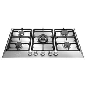 Cooktop 5 Bocas Electrolux a Gás Inox com Acentimento Automático Home Pro (GF90X)