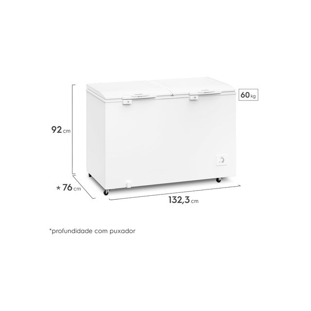 Freezer horizontal 400 litros: praticidade e economia | Electrolux