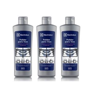Kit Polidor para Inox Electrolux 200ml 3 unidades