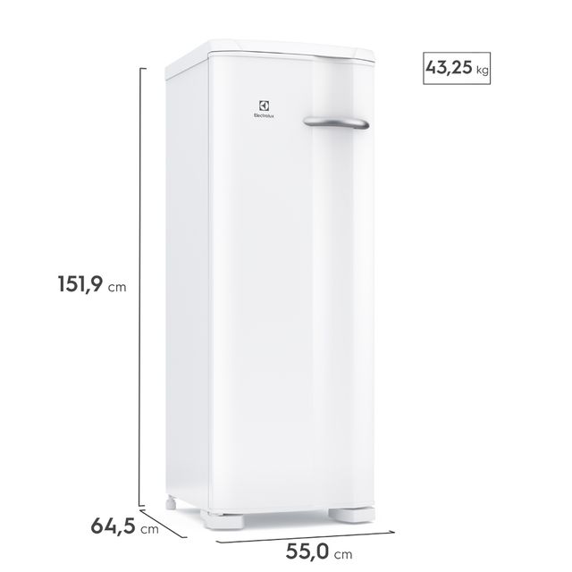 Freezer Vertical Electrolux Cycle Defrost 197L Uma Porta (FE23)