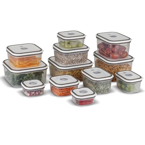 Electrolux Kit Potes Herméticos Plásticos Cinza 12 Unidades