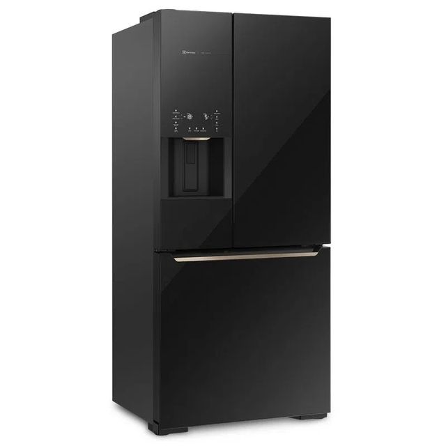 Geladeira preta frost free 3 portas inverse DM86V