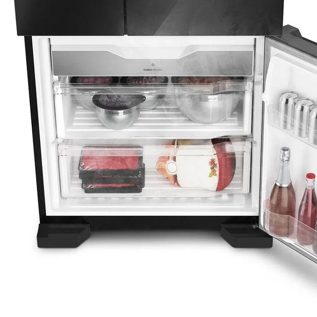 Geladeira preta frost free 3 portas inverse DM86V