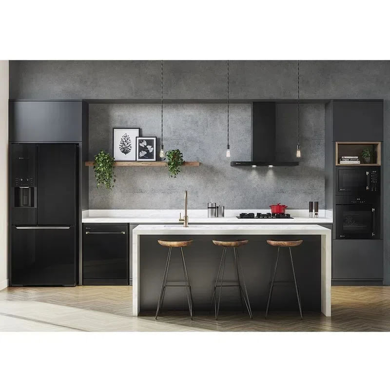 Micro-ondas De Embutir Electrolux 34L Preto Com Grill E Painel Blue ...