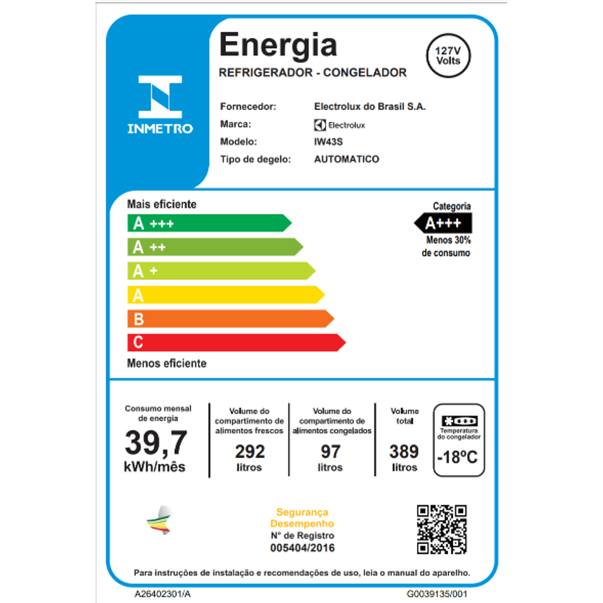 Etiqueta_ENCE_IW43S_127V
