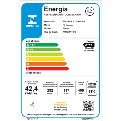 Etiqueta_ENCE_IW45S_127V