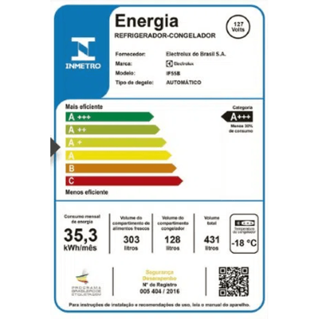 Geladeira Electrolux Top Freezer Frost Free Efficient Black Inox