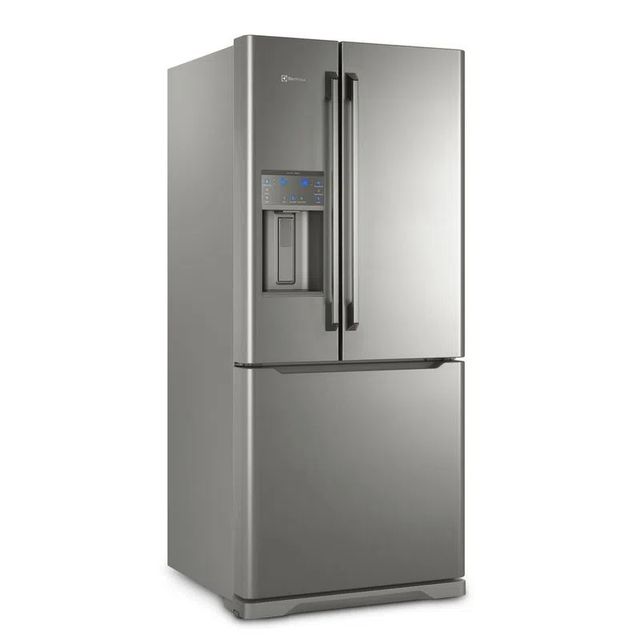 Geladeira frost free 3 portas inverse inox DM86X
