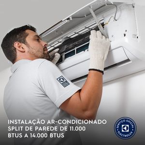 Instalação de Ar Condicionado Split 11000 a 14000 BTUS Electrolux