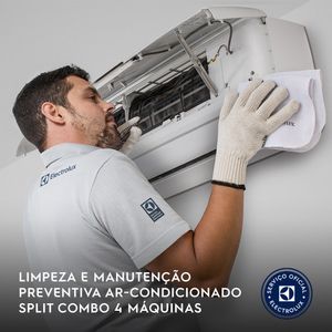 Limpeza e Manutenção Preventiva Ar Condicionado Split Electrolux - Combo 4 Aparelhos