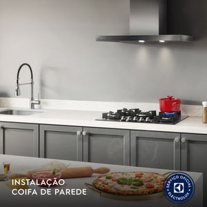 Instalação de Coifa de Parede Electrolux