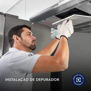 Instalação de Depurador de Ar Electrolux