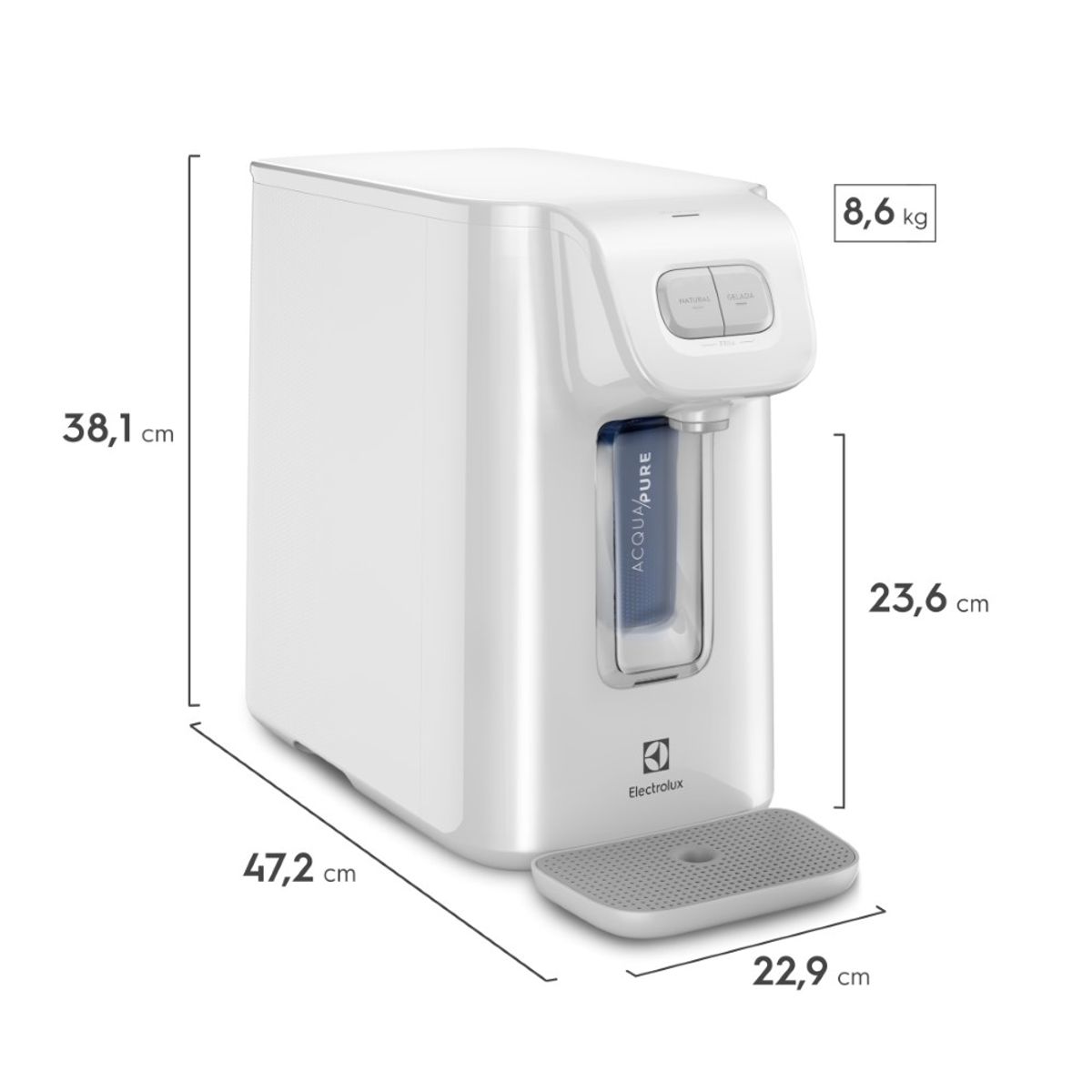 WaterPurifier_PC01B_Perspective_Electrolux_Portuguese-4500x4500