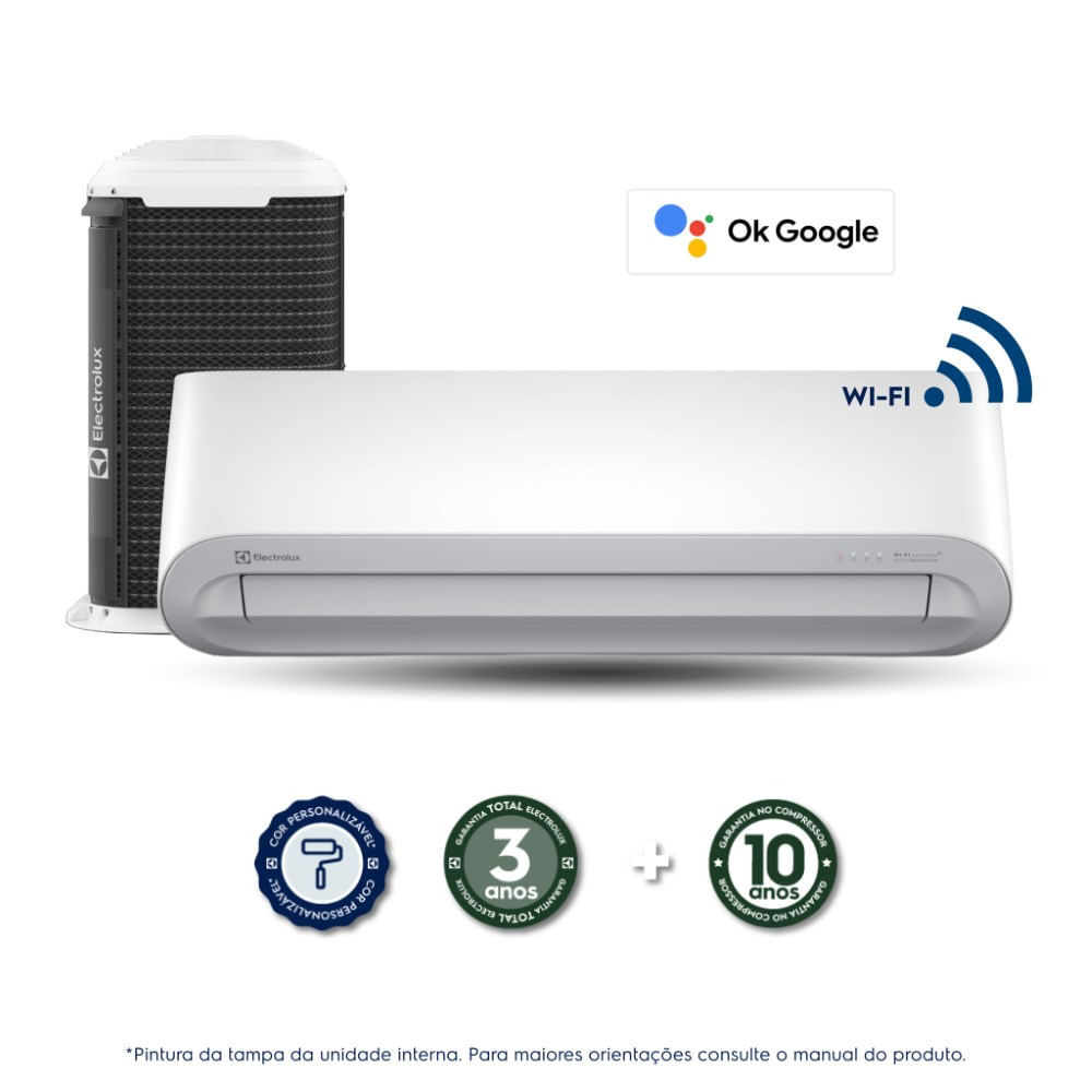 Ar-condicionado Electrolux Color Adapt Wi-fi 9.000 BTUs Frio