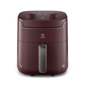 Air Fryer Electrolux p/ Rita Lobo 5,6L Vermelha Escura Efficient Economia de Energia 1400W (EAF41)