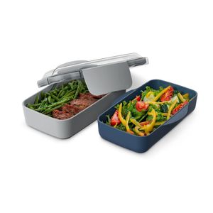 Marmiteira Lunch Box Electrolux Azul Resistente a Temperatura