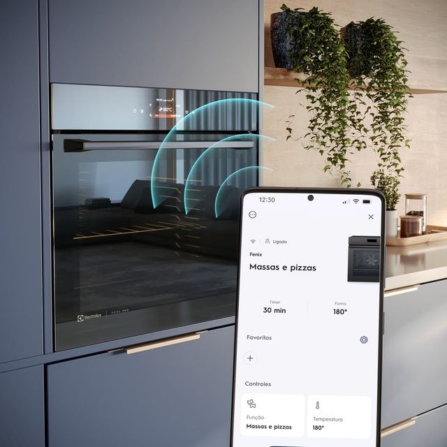 Forno de Embutir Electrolux Elétrico 80L Home Pro c/ AirFryer, Wi