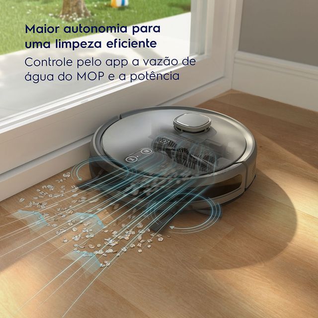 Robô Aspirador Electrolux 4 em 1 Wi-Fi Experience até 1h40