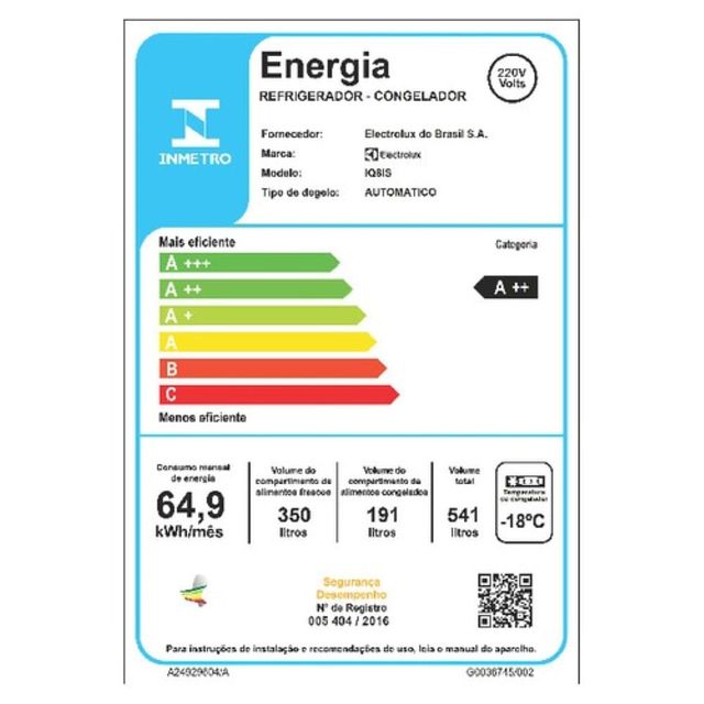 Geladeira Electrolux Multidoor com FlexiSpace Home Pro 541L (IQ8IS)