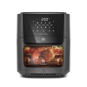 Air Fryer Oven Electrolux Rita Lobo 12L Digital Grafite c/ Espeto e Grelhas Antiaderente (EAF90)