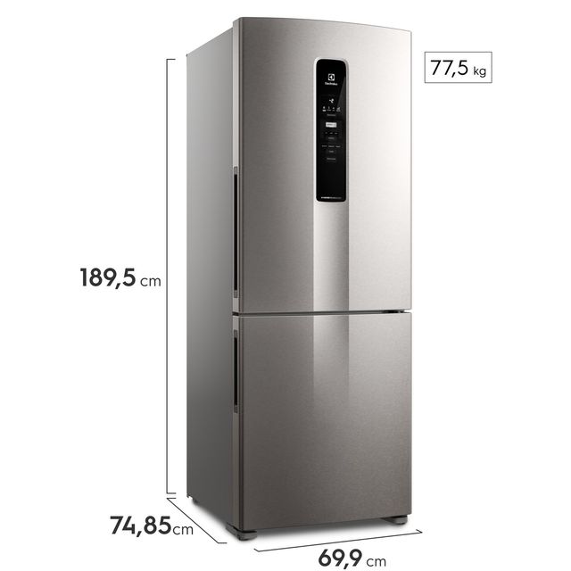 Geladeira Inverse Inverter 488L Inox