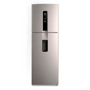 Geladeira Electrolux Frost Free Inverter 409L Água na Porta com AutoSense Duplex Inox Look (IW46S)