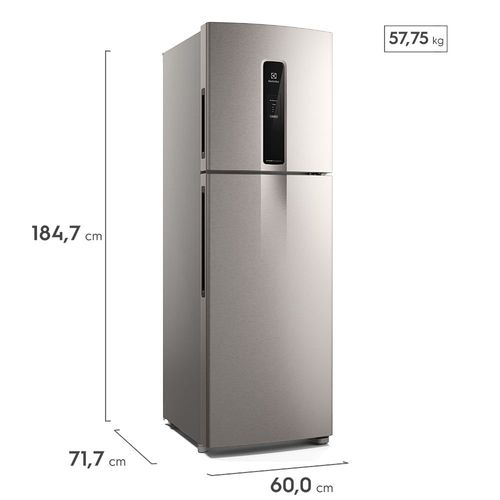 Geladeira Electrolux Frost Free Inverter 410L Efficient com AutoSense Inox Look (IF46S) - Bivolt