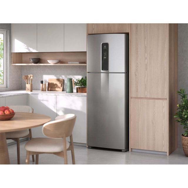 Geladeira Electrolux Frost Free Inverter 481L Duplex Inox