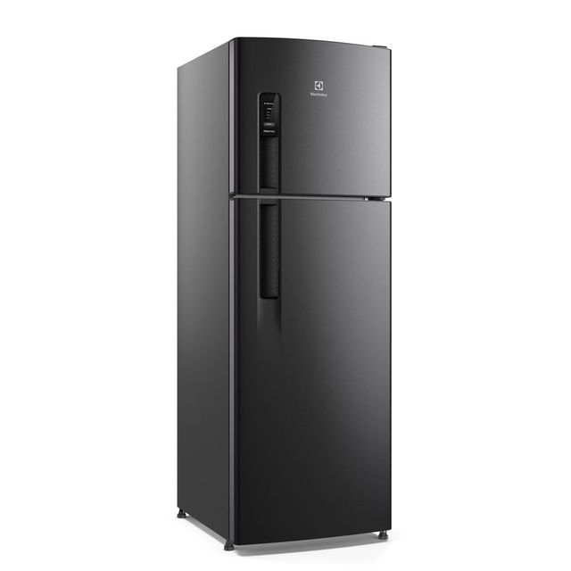 Geladeira Electrolux Frost Free 380L AutoSense Inverter Black Inox