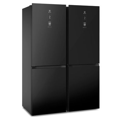 VERGELMER ブラックメタル　BLACKL Geladeira Electrolux Frost Free Inverter 323L Black Glass