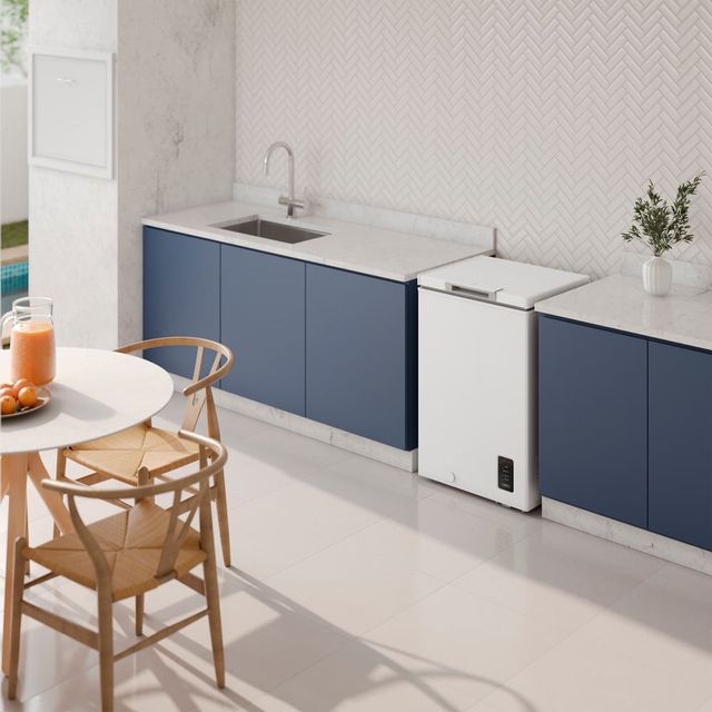 Freezer Horizontal Electrolux 95L Inverter Bivolt Uma Porta Branco