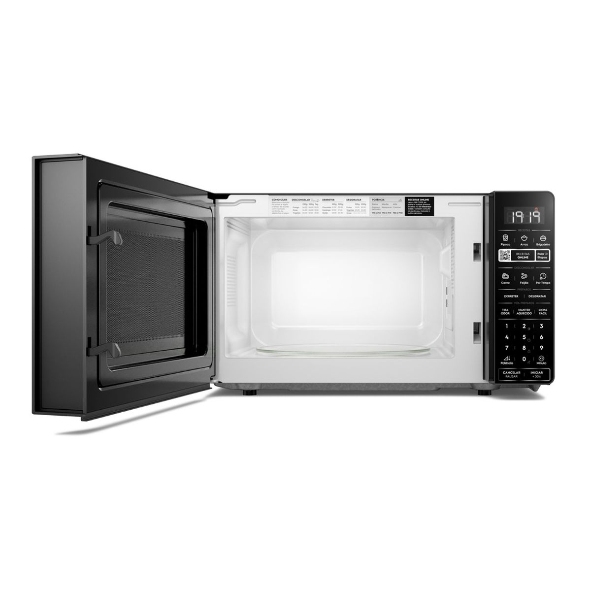 Microwave_ME20P_Front_Open_Black_Electrolux_Portuguese-1000x1000