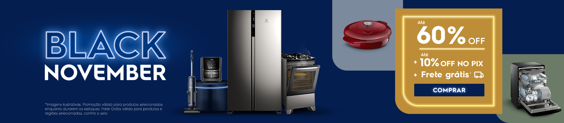 Black November 2025 - até 40% OFF + 5% OFF no PIX + Frete Grátis